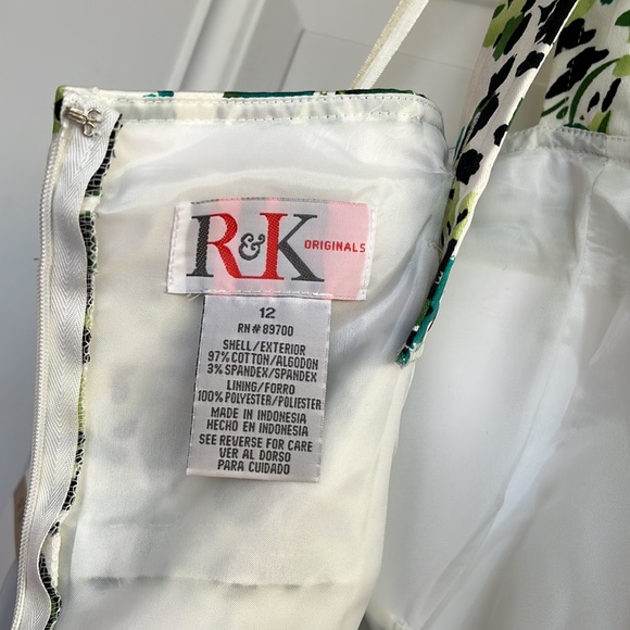 R&K Green Sundress, NWT, size 12 - Picture 13 of 16
